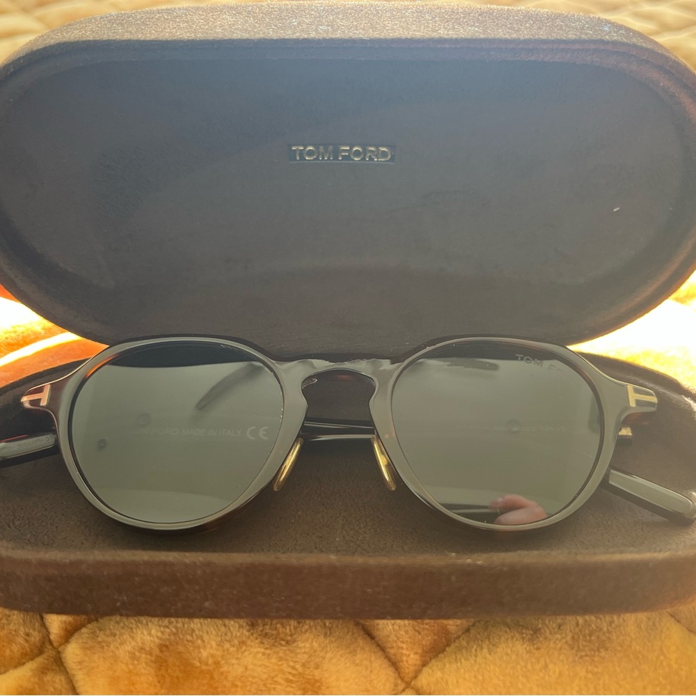 Tom Ford Dark Brown 50mm Frame Sunglasses